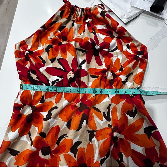 Mirabelli Halter Style Fit & Flare Floral Summer Dress - Picture 10 of 11